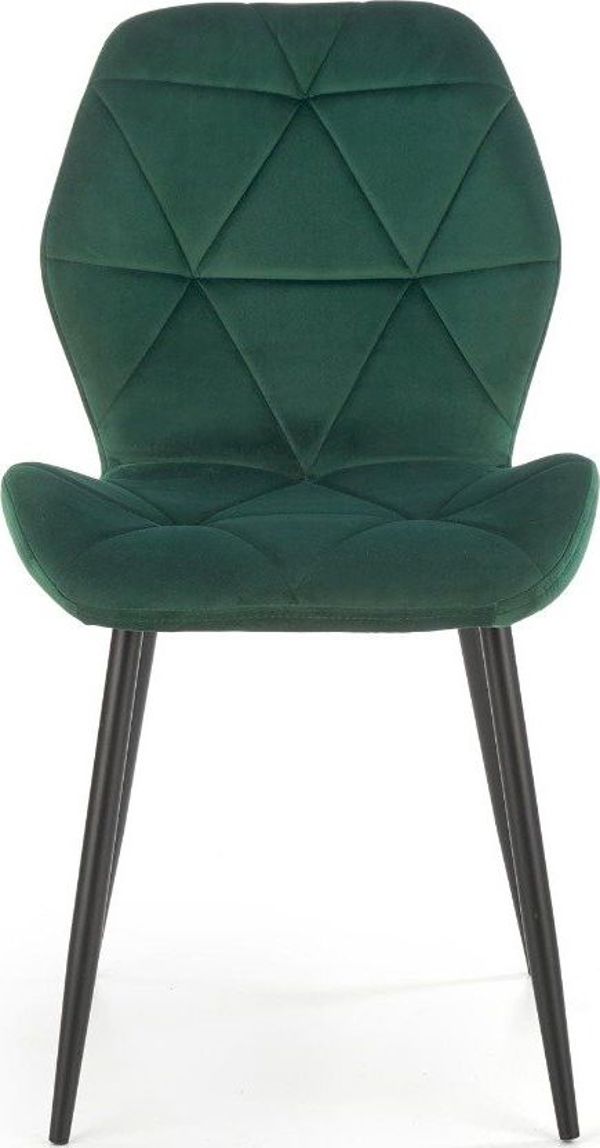 Καρέκλα K453 VELVET σκούρο πράσινο