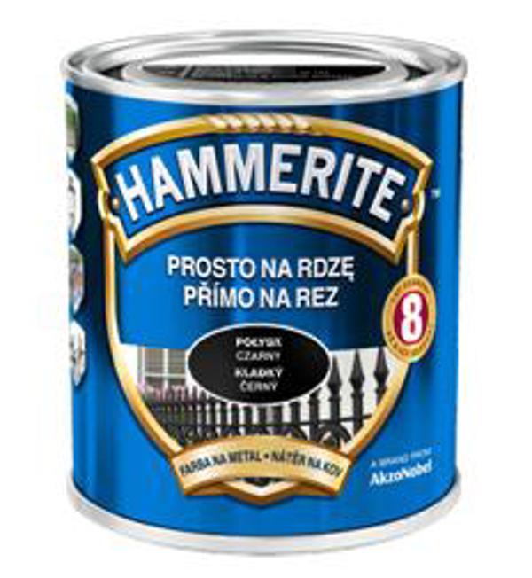 Hammerite Prosto na Rdze farba do metalu gladki polysk srebrny 0,7L