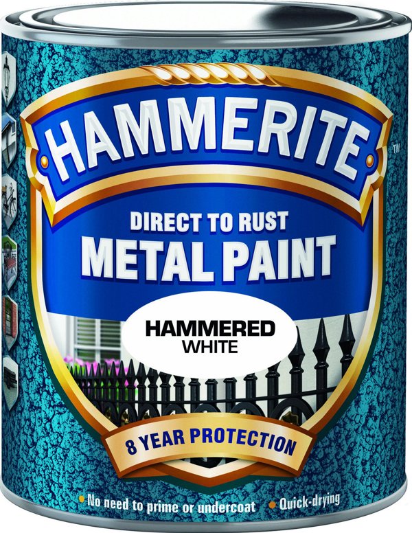 Hammerite Hammerlak - Gråhvid - 250 ml.
