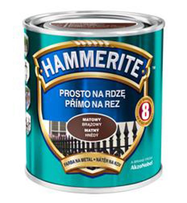 Hammerite Prosto na Rdze farba do metalu efekt matowy czarny 0,7L