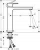 Hansgrohe Hansgrohe Vernis Shape 190, 71562000, χρώμα χρωμίου