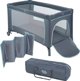 Hanks Kids Παιδικό Κρεβάτι Ταξιδιού Simple Grey - Πτυσσόμενο Κρεβατάκι