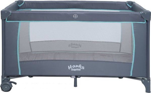 Hanks Kids Παιδικό Κρεβάτι Ταξιδιού Simple Grey - Πτυσσόμενο Κρεβατάκι