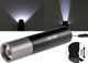 Arcas Φακός Χειρός 3W Επαναφορτιζόμενος USB-C, Μαύρος
