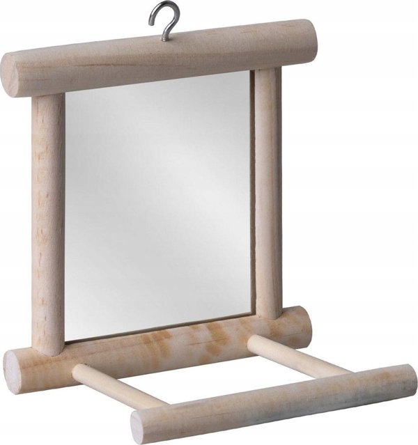 Happet HAPPET-LUSTERKO DLA PAPUG DREWNIANE 10cm