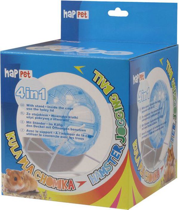 Happet KULA 4w1 DLA GRYZONI 11.5cm ZE STOJAKIEM