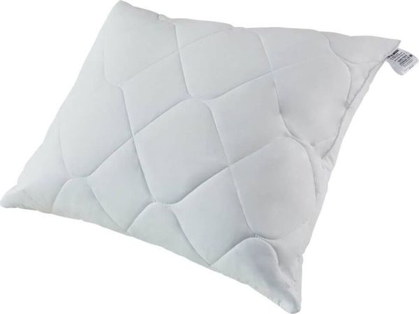Μαξιλάρι Ύπνου Happy Καπιτονέ από Microfiber, Λευκό, 70x80 εκ.