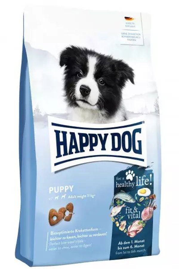 Happy Dog Fit&Vital Puppy, ξηρή τροφή για κουτάβια 1-6 μηνών, 4 κιλά