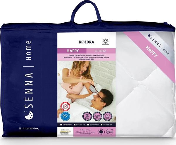 Πάπλωμα Καλοκαιρινό Happy Microfiber Μονό Λευκό 155x200cm