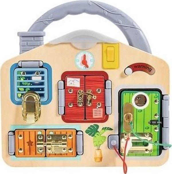 Hape Lock Board - Εκπαιδευτικό Παιχνίδι Δεξιοτήτων για Παιδιά