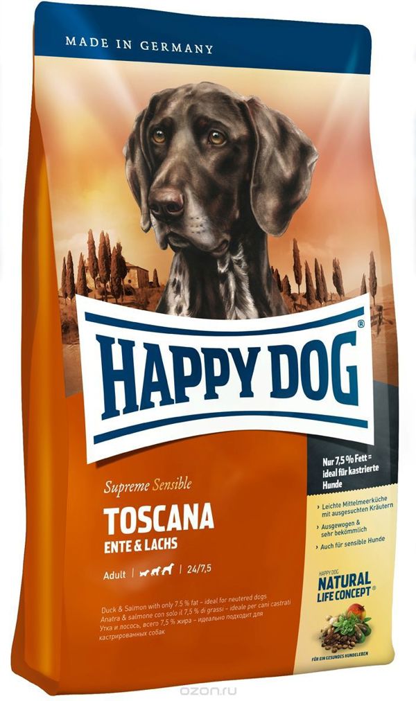 Happy Dog Supreme Toscana - 12.5 kg