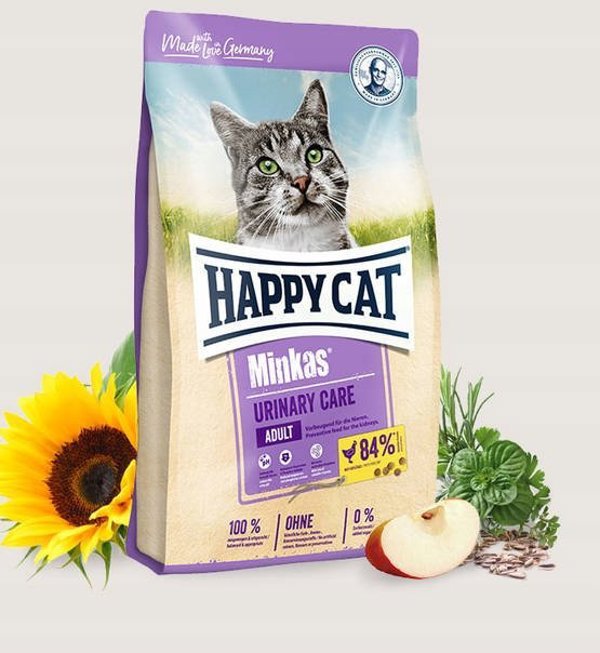 Happy Cat Minkas Urinary Care Ξηρά Τροφή Γάτας με Πουλερικά, για το Ουροποιητικό Σύστημα, 500g