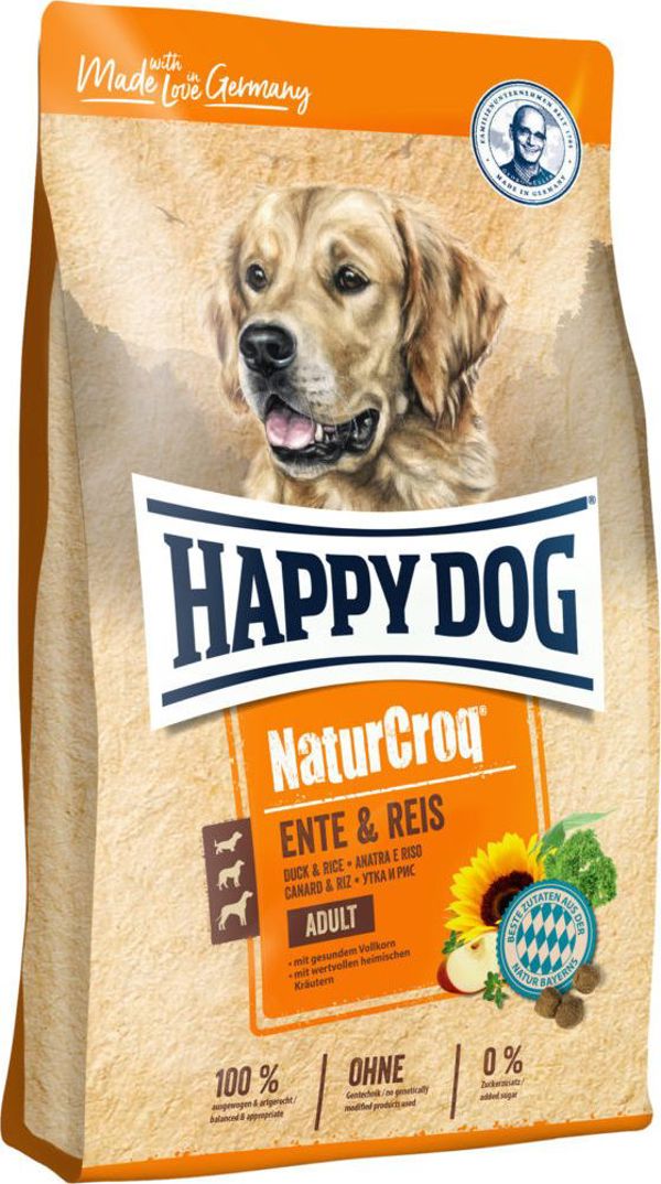 Happy Dog NATURCROQ Βοδινό/Ρύζι 15kg