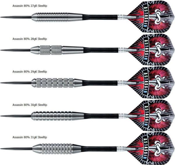 Harrows Assassin Heavy Steeltip Βελάκια, 32g, Ατσάλινη Μύτη