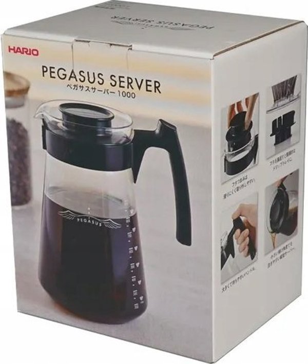 Hario - Pegasus 03 - Γυάλινη Καράφα Καφέ 1000ml