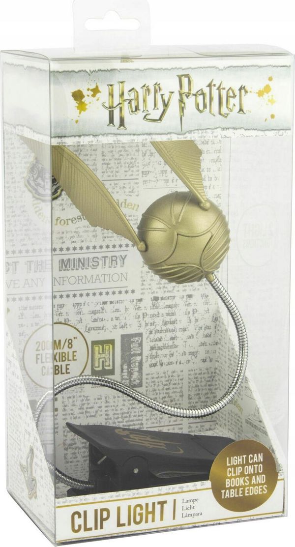 Harry Potter Νυχτερινό Φωτιστικό Golden Snitch LED, Διακοσμητικό Φως Hogwarts, Πρωτότυπο Προϊόν