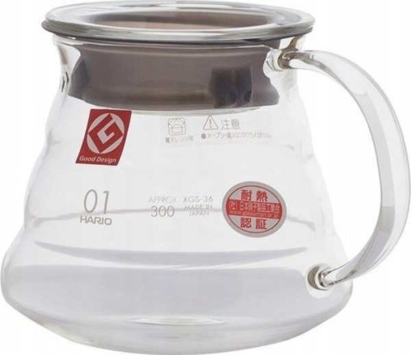 Hario Range Server V60-03, Γυάλινη Κανάτα Καφέ, 800ml