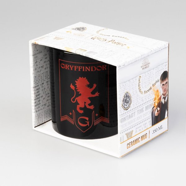 Harry Potter Κεραμική Κούπα Gryffindor 350ml σε Συσκευασία Δώρου