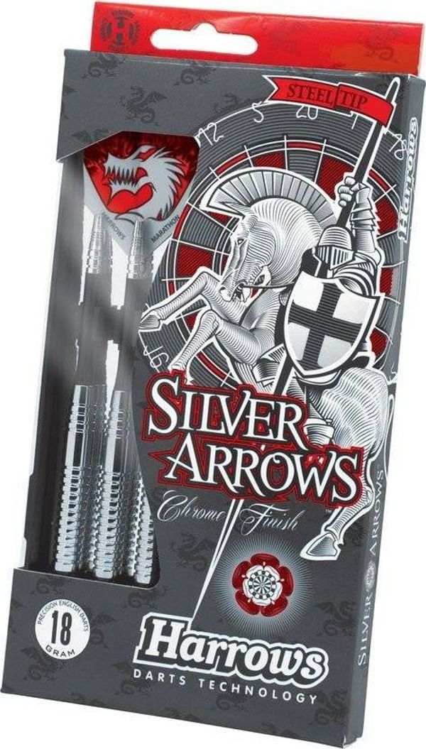 Harrows Βελάκια Steel Tip Silver Arrows Eric Bristow 24g