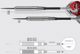 Harrows Βελάκια Steel Tip Silver Arrows Eric Bristow 24g