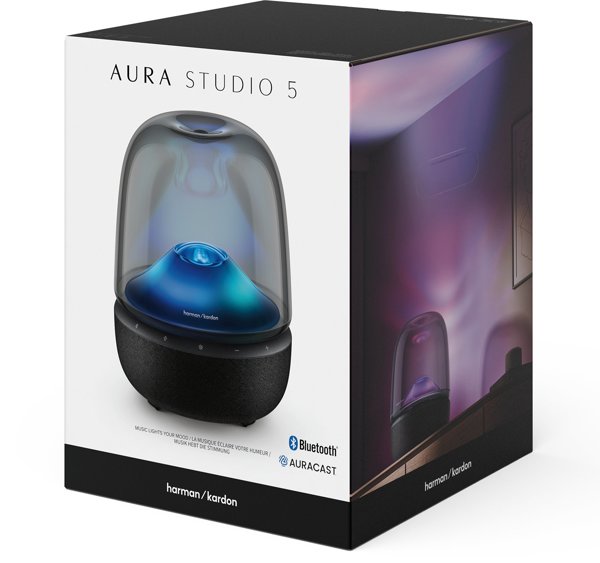 Harman Kardon Aura Studio 5  melna - Bezvadu skalrunis HKAURAS5BLKEP (1200130025013)