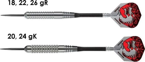 Harrows Βελάκια Silver Arrows Eric Bristow Steeltip, 22g, Ασημί