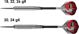Harrows Βελάκια Silver Arrows Eric Bristow Steeltip, 22g, Ασημί