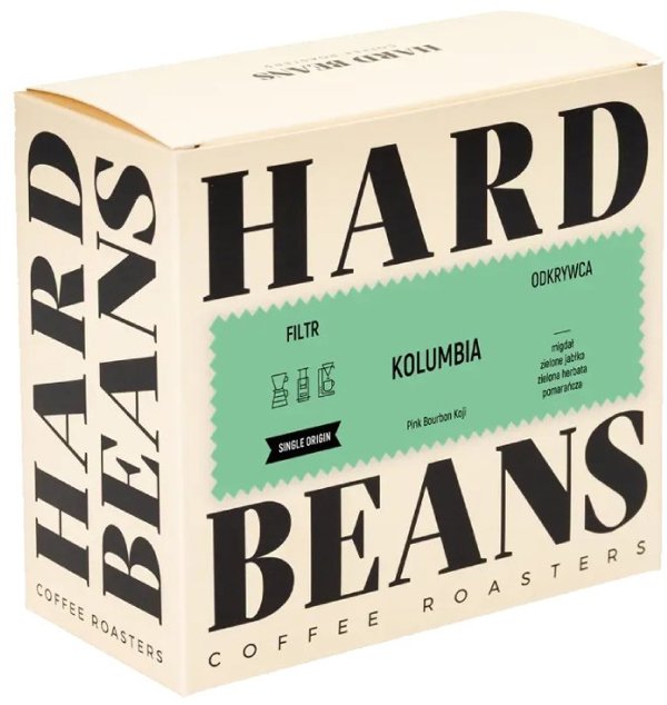Hard Beans - kawa ziarnista Kolumbia Pink Bourbon Koji SupernaturalFilter 200 g