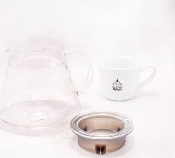 Hario Range Server V60-02, Γυάλινη Κανάτα Καφέ, 600ml