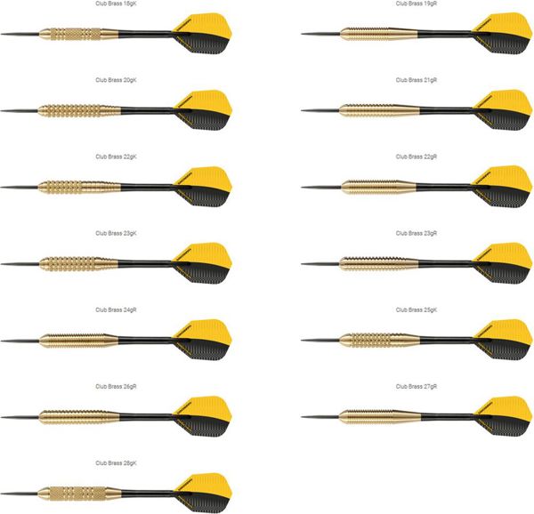 Harrows Rzutki Steeltip Club Brass 23g