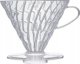 Hario V60-02 Drip Coffee Maker – Πλαστικό Εκχυλιστή Καφέ, Διάφανο, Μέγεθος 02