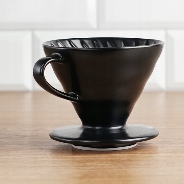 Hario Hario κεραμικό Drip V60-02 Μαύρο 9021047 4977642729780