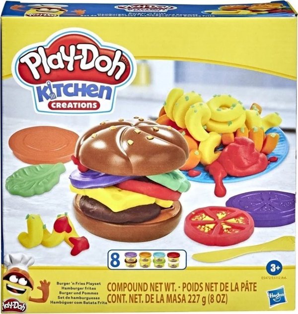 Hasbro Play-Doh Σετ Παιχνιδιού Καρούζελ με Παγωτά E5112, Πλαστελίνη για Παιδιά