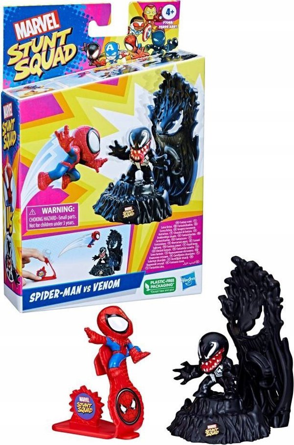 Hasbro Stunt Squad Spider-Man vs Venom