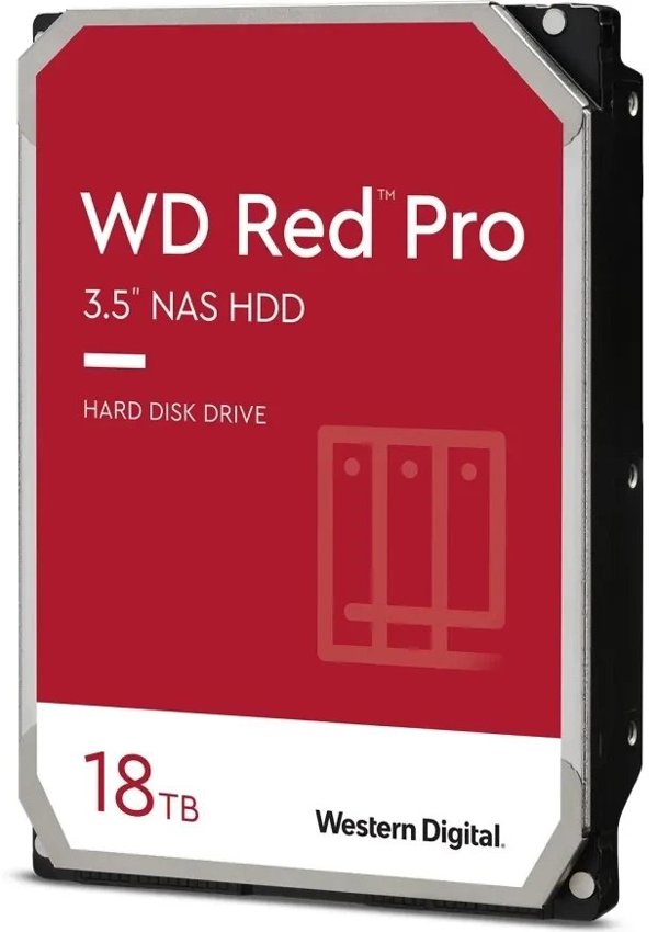 HDD|WESTERN DIGITAL|Raudona Pro|18TB|SATA 3.0|512 MB|7200 rpm|3,5"|WD181KFGX