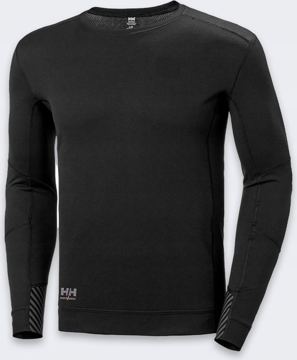 Helly Hansen Μπλούζα Θερμοδραστική Helly Hansen Lifa Μαύρο