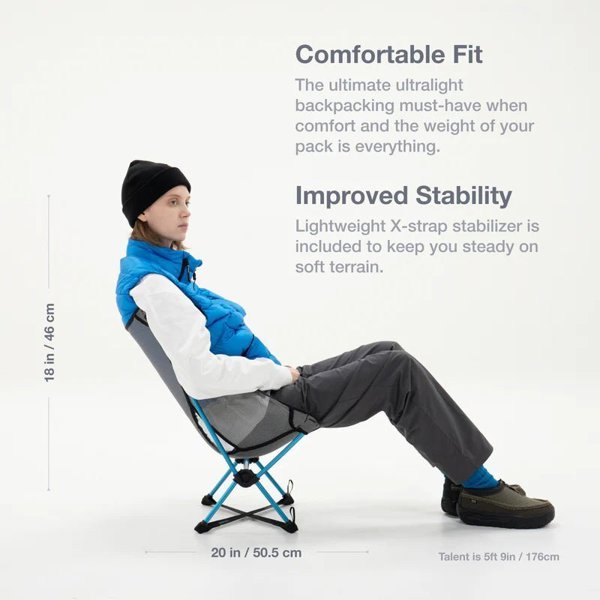 Helinox Krzesło składane Chair Zero LT - cyan (699372)
