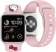 HelloKitty Hello Kitty Λουράκι HKAWLSCHBLP Apple Watch 42/44/45/49mm ροζ λουράκι Σιλικόνη Κεφάλι Kitty
