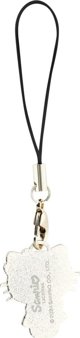 Hello Kitty Phone Strap HKCPMKK, Λουράκι Κινητού Μαύρο