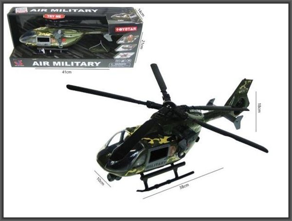 Στρατιωτικό ελικόπτερο 38cm με φώτα/ήχους HEB12 47288