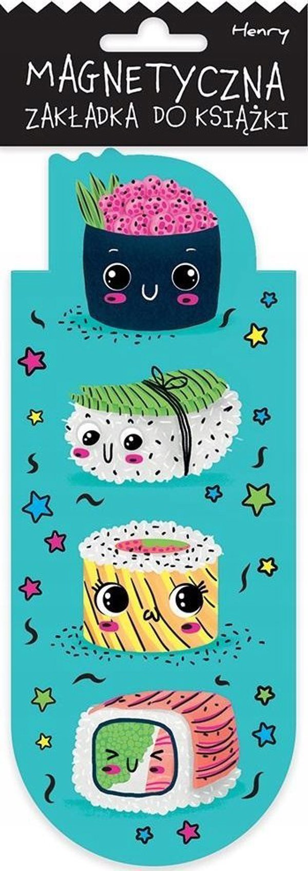 Μαγνητικός σελιδοδείκτης οβάλ Sushi HENRY