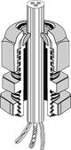 Hensel Σπειροειδής τάπα M20 IP67 μαύρη RAL9005 ASS 20