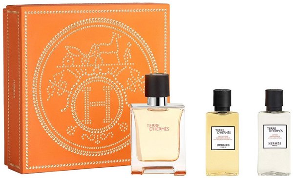 Σετ HERMES Terre D'Hermes EDT σπρέι 50ml + Αφρόλουτρο 40ml + Μετά το Ξύρισμα 40ml