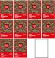 Herlitz Μπλοκ Ζωγραφικής A4, 20 Φύλλα, 80g/m2, Great Orchestra of Christmas Charity, Σετ 10 Τεμάχια