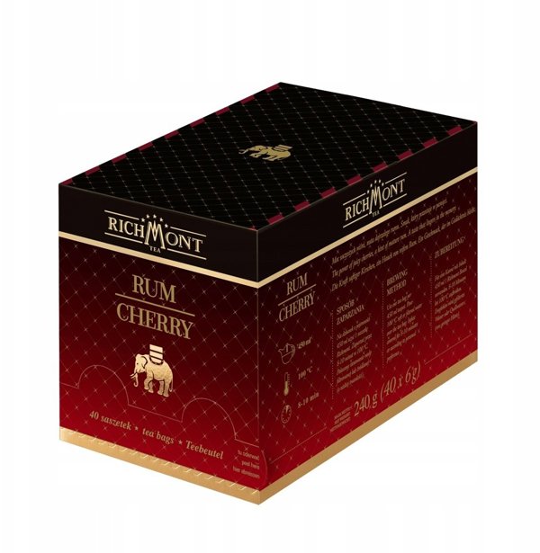 Richmont Rum Cherry Φρουτώδες Βότανο Τσάι 40x6g