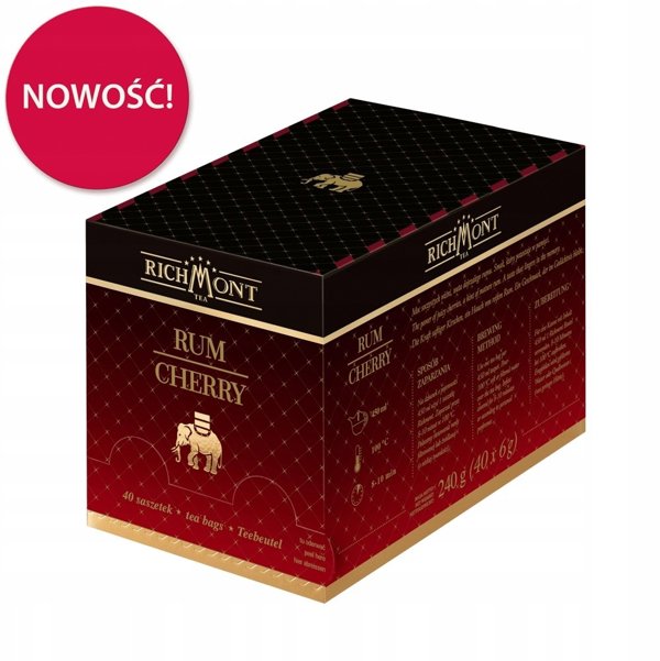 Richmont Rum Cherry Φρουτώδες Βότανο Τσάι 40x6g