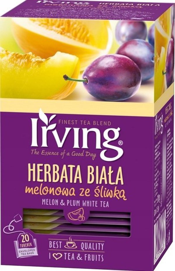Λευκό τσάι Irving με πορτοκάλι και σταφύλι 20x1,5g