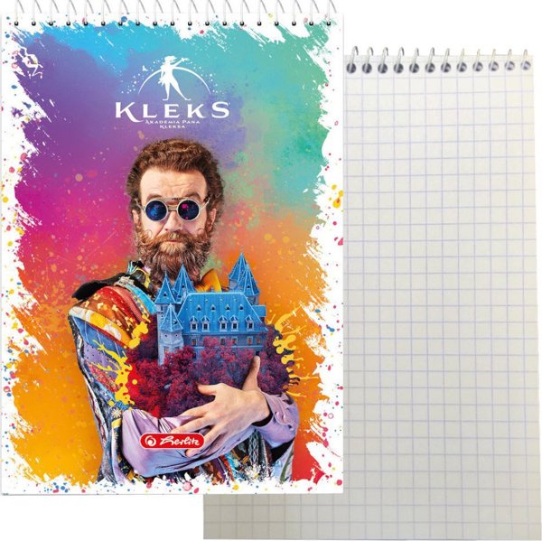 Herlitz Notes kolonotatnik Kleks Akademia Pana Kleksa A6 40 σελίδες 70g HERLITZ