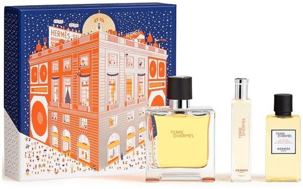 Hermès Terre D'hermes Αφρόλουτρο 40ml + Mini 10ml + Άρωμα 75ml