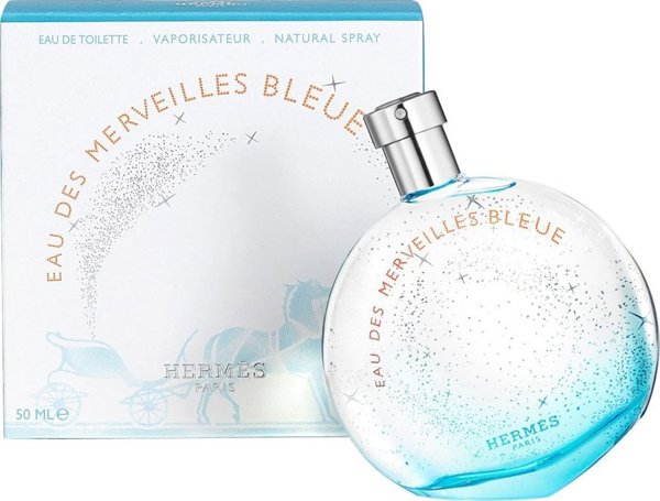 Hermès Eau Des Merveilles Bleue Eau De Toilette Γυναικείο Άρωμα 50ml